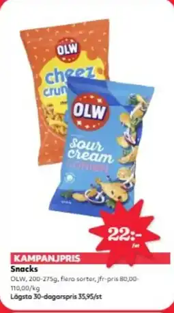 Hemköp Snacks erbjuda