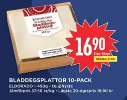 Willys ELDORADO Bladdegsplattor 10-pack erbjuda