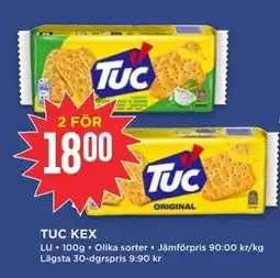 Willys LU Tuc kex erbjuda