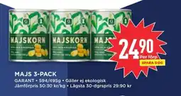 Willys GARANT Majs 3-pack erbjuda