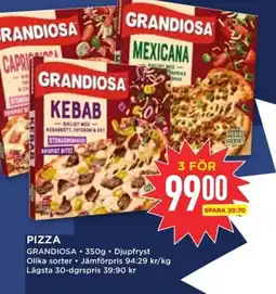 Willys GRANDIOSA Pizza erbjuda