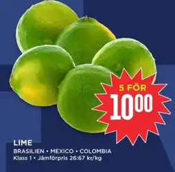 Willys Lime erbjuda