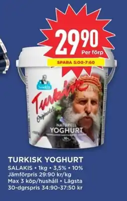 Willys SALAKIS Turkisk yoghurt erbjuda