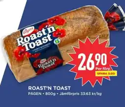 Willys PÅGEN Roast'n toast erbjuda