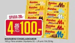 ÖoB MARABOU Chokladkakor erbjuda