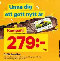 City Gross Oxfilé Brasilien erbjuda