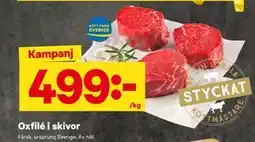 City Gross Oxfilé i skivor erbjuda