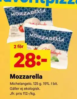 City Gross Mozzarella erbjuda