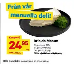 City Gross Brie de Meaux erbjuda