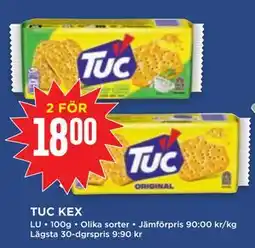 Willys TUC KEX erbjuda