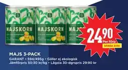 Willys MAJS 3-PACK erbjuda