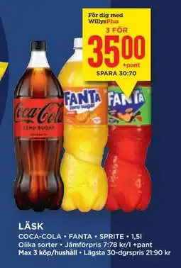 Willys Hemma LÄSK, Medlemspris erbjuda