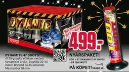 ÖoB NYÅRSPAKET! DYNAMITE 47 SHOTS erbjuda