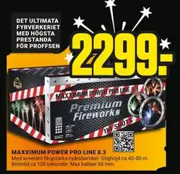 ÖoB MAXXIMUM POWER PRO LINE 8.3 erbjuda