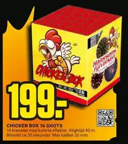 ÖoB CHICKEN BOX 16 SHOTS erbjuda