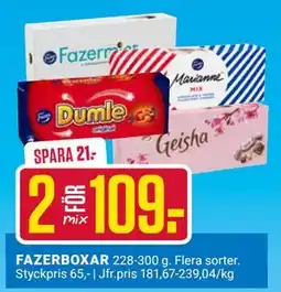 ÖoB FAZERBOXAR erbjuda