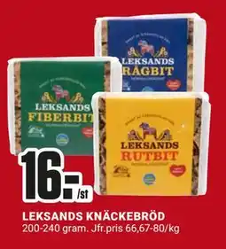 ÖoB LEKSANDS KNÄCKEBRÖD erbjuda