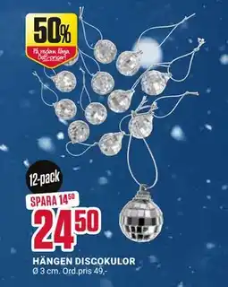 ÖoB HÄNGEN DISCOKULOR erbjuda