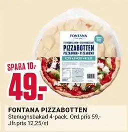 ÖoB FONTANA PIZZABOTTEN erbjuda