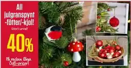 ÖoB All julgranspynt -fötter/-kjol! erbjuda