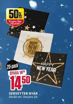 ÖoB SERVETTER NYÅR erbjuda