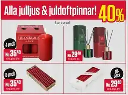 ÖoB Alla julljus & juldoftpinnar! erbjuda