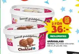 Coop Daglivs GRÄDDGLASS, Medlemspris erbjuda