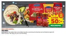 Coop Daglivs TEX-MEX, Medlemspris erbjuda
