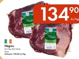 Snabbgross Högrev erbjuda