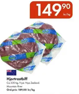 Snabbgross Hjortrostbiff erbjuda