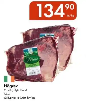 Snabbgross Högrev erbjuda