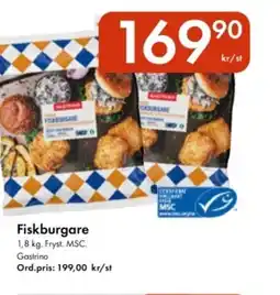Snabbgross Fiskburgare erbjuda