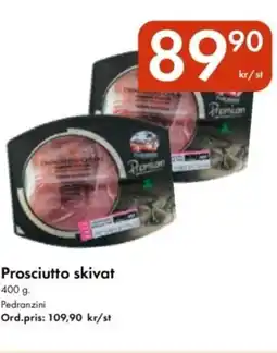 Snabbgross Prosciutto skivat erbjuda