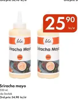 Snabbgross Sriracha mayo erbjuda