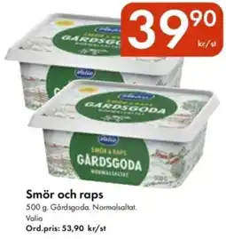 Snabbgross Smör och raps erbjuda