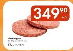 Snabbgross Hamburgare erbjuda