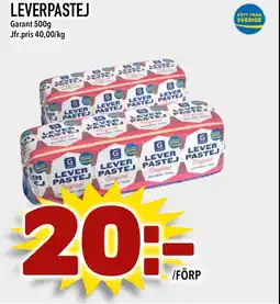 Nelins Leverpastej erbjuda