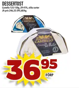 Nelins Dessertost erbjuda