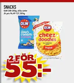 Nelins Snacks erbjuda