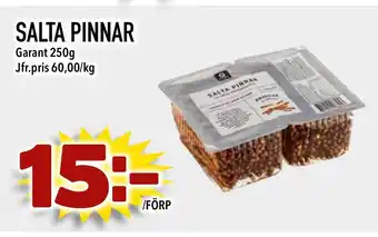Nelins Salta pinnar erbjuda