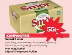 Hemköp Svenskt smör erbjuda