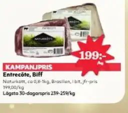 Hemköp Entrecôte, Biff erbjuda
