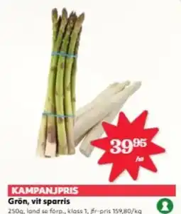 Hemköp Grön, vit sparris erbjuda