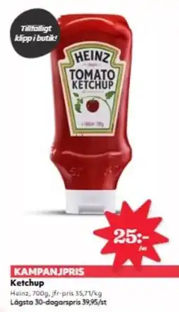 Hemköp Ketchup erbjuda