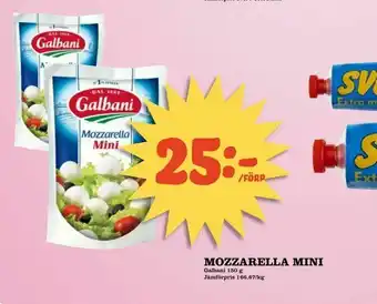 Bonum Matmarknad Mozzarella mini erbjuda