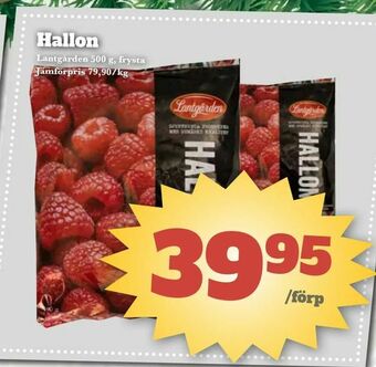 Bonum Matmarknad Hallon erbjuda