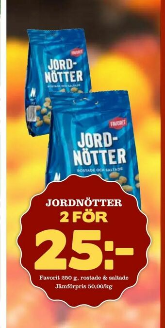Bonum Matmarknad Jordnötter erbjuda