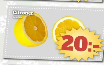 Bonum Matmarknad Citroner erbjuda