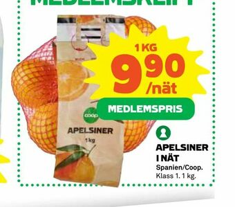 Coop Apelsiner i nät erbjuda