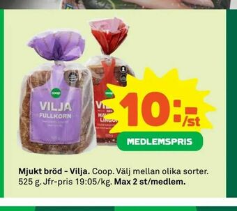 Coop Extra Mjukt bröd - Vilja erbjuda
